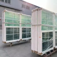 Master Home Fenêtre coulissante à double suspension en vinyle blanc avec cadre en PVC et fenêtre UPVC à vitre suspendue sur le dessus