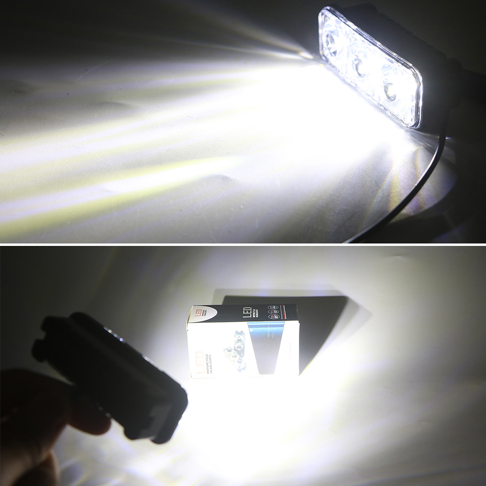 Flash + lumière blanche