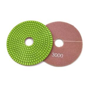 4 Zoll 5 Zoll 7 Zoll Schleifwerkzeuge nasses trockenes Diamant-Polierpads für Granit-Quarz-Beton-Marmor-Stein-Schreibtischpolierung - Product Image 3