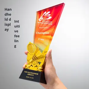 Trophées de compétition <span class=keywords><strong>d</strong></span>'athlétisme personnalisés, écologiques, imprimés UV et gravés, figurines de course, obstacles, relais, équipe - Product Image 4