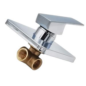 Vòi sen tắm đứng đồng thau đánh bóng kiểu cổ điển, tay cầm đơn, van âm tường, điều khiển bằng tay, model 1307, chất liệu đồng thau cao cấp - Product Image 3