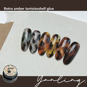 New Professional 5ml Japanese Filling Amber Gel Polishing Agent Translucent Permanent Gel Nail <b>Polish</b> Custom Logo Nail <b>Polish</b> - Product Image 6