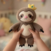 Fabricant de jouets en peluche personnalisés OEM ODM : Peluche Kawaii Coréole Couronne en coton PP, bien garnie et douce