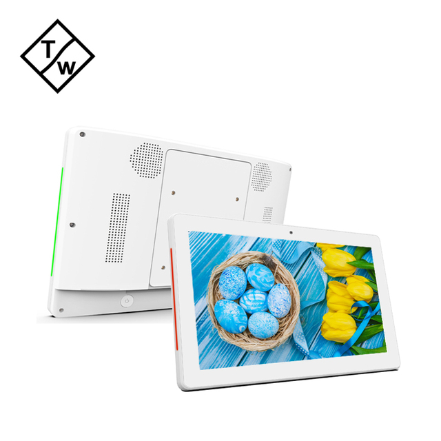 OEM Quad Core Wall Mount POE Power 10 Inch 10.1 Inch 4G LTE Android Tablet with LED Light Bar