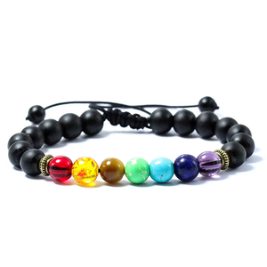 Wrap Stone Beaded <strong>Bracelet</strong> 7 <strong>Chakra</strong> <strong>Bracelet</strong> for Discount Bohemian <strong>Bracelet</strong> N82811 - Product Image 2