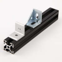 Support d'angle plat d'usinage CNC ROHS 60x60 pour profilé extrudé en aluminium coin et gousset attaches externes #6157