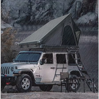 Tente de toit rigide en gros, montage rapide, pour camping en voiture, corps gris, pour la vente en gros