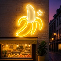 Op maat gemaakte neonreclame neonlichtletters neonreclame aangepast logo voor fruitwinkel