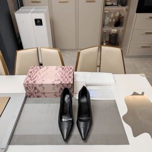 Zapatos de Tacón Jimmy para Mujer, Versátiles, con Punta en Pico y Tacón Esculpido, Cómodos, de Punta Cerrada, para Ocasiones Casuales y Formales - Product Image 6