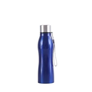 Fabricant bouteille de <span class=keywords><strong>sport</strong></span> de plein air Portable en acier inoxydable de couleur unie en forme de <span class=keywords><strong>gourde</strong></span> avec ficelle de 750ml <span class=keywords><strong>1L</strong></span> - Product Image 5