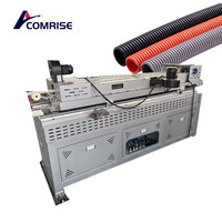 Máquina Extrusora de PVC para la Producción de Tuberías Corrugadas de Pared Simple, Línea de Producción Automática de Tuberías Eléctricas de PVC
