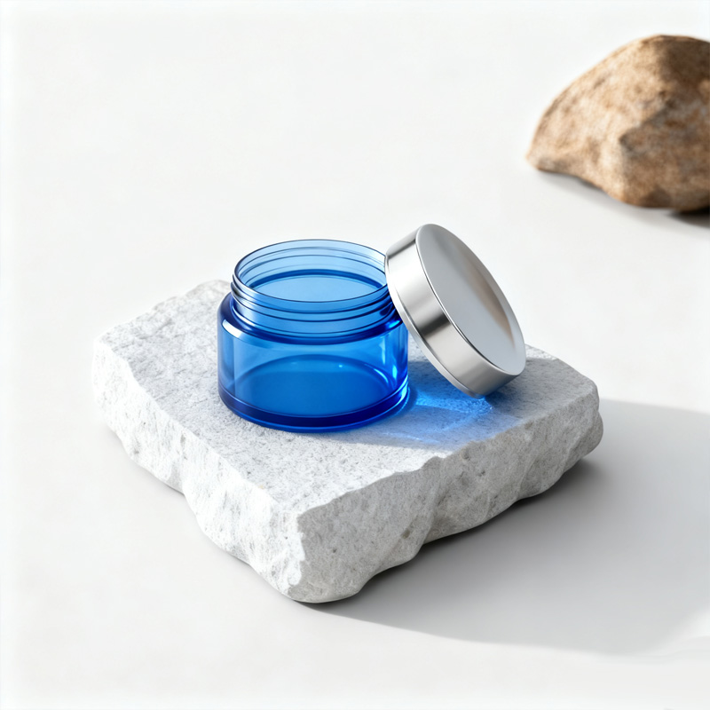 125g200g Factory Price Wholesale Empty Cosmetic Round Shape Translucent Skin Care Packaging Jar Face Cream Jars With Lid