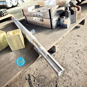 Thép tùy chỉnh lớn dẫn vít các bộ phận gia công <span class=keywords><strong>CNC</strong></span> phay biến dịch vụ lỗ khoan - Product Image 6