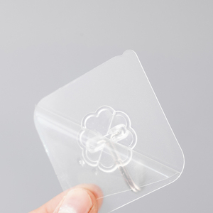 Heavy-Duty Transparent Self-Adhesive <strong>Wall</strong> <strong>Hooks</strong> Multi-Purpose Stainless Steel <strong>Key</strong> &amp; Towel Holder Kitchen &amp; Bathroom Accessories - Product Image 3