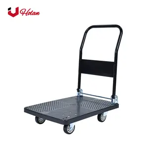 Uholan ECTH-150 Industrial Dobrável Plataforma De Plástico Mão Caminhão Trolley Cart Capacidade 400KG Adequado para mover mercadorias pesadas