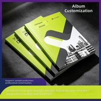 Service d'impression de brochures personnalisées, CMYK, couleur pleine, album photo relié, logo personnalisé, catalogue d'entreprise, livret plastifié