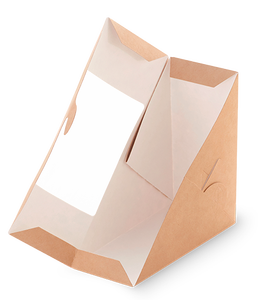 Envases Desechables al por Mayor para Sándwiches Blancos OSQ 70, Aptos para Microondas, para Llevar de Supermercado, con Logotipo Personalizado - Product Image 2