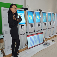 BENSHI İç Mekan 18.5/21.5/23.6/32 İnç 350 nit Windows Kapasitif Dokunmatik Kiosk Self Servis Sıra Yönetim Sistemi LCD Ekran