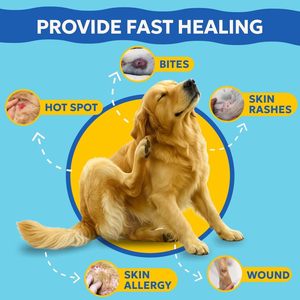 Traitement anti-inflammatoire Blue Butter pour chiens et chats - Soin des plaies, infections cutanées à levures, teigne, coupures, éruptions cutanées - <span class=keywords><strong>Crème</strong></span> anti-démangeaisons à usage doux - Product Image 3