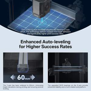 Impresora 3D Anycubic Kobra 3 V2 220X220X250 mm con Tecnología FDM, Cámara IA, Nivelación Automática y Plataforma de Vidrio Templado - Product Image 2