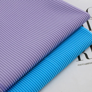 4 Way Stretch Ribbed Jersey Stribe Elastic Rib Nylon Spandex <b>Fabric</b> for Running - Product Image 6