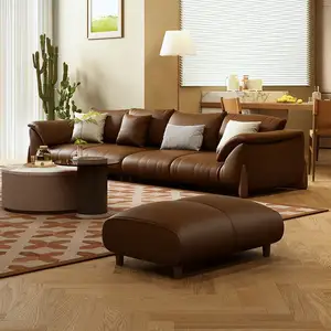 Simpi modern Italian light luxury minimalist no-wash technology cloth sofa Nordic 3 4 straight sofa