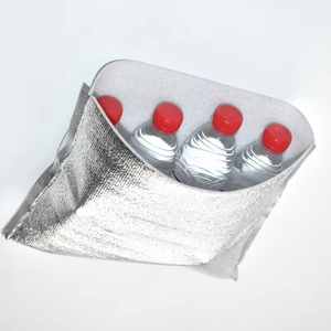 Sac de livraison de repas pliable et imperméable en aluminium imprimé sur mesure, sac isotherme pour le déjeuner, emballage alimentaire - Product Image 4