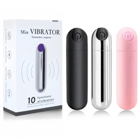 Wasserdichter Wiederaufladbarer Mini Love Rainbow Bullet Egg Lippenstift-Vibrator Buntes Vibrator-Gerät