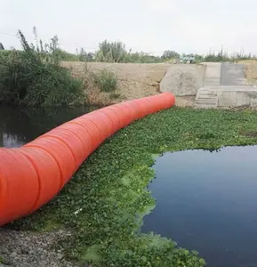 Buona galleggiabilità in polietilene galleggia la schiuma riempita di brrier spazzatura galleggiante all'interno per far galleggiare la conduttura HDPE