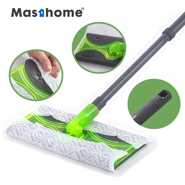 Popular Low Price Microfiber Floor Magic Mops with Disposable Floor Cleaning Cloth Dry/Wet Nonwoven Fabric Cleaning 360 Mop