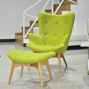 Muebles de hogar para sala de estar, sillón reclinable moderno de una sola pieza, sillas reclinables con otomana - Product Image 2