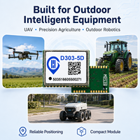 Módulo GPS GNSS de Doble Frecuencia D303-5D, Módulo de Posicionamiento de Alta Precisión RTK para UAV, Agricultura y Robótica