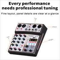 Mixeur audio 4 canaux multifonctionnel pour vente en gros