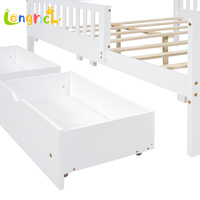 Lit plateforme double pour tout-petits, durable, écologique, avec tiroir de rangement, en bois massif, gain de place, lit de jour pour chambre à coucher, école, hôtel