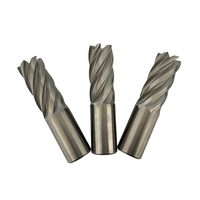 Fraise à queue en carbure monobloc HRC65 à 4 cannelures pour finition et ébavurage, OEM pour tour polyvalent
