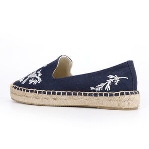<span class=keywords><strong>Espadrilles</strong></span> brodées à la main pour femmes, <span class=keywords><strong>semelle</strong></span> en <span class=keywords><strong>corde</strong></span> de jute, dessus en toile, mocassins à enfiler, antidérapants, polyvalents pour le printemps et l'été, décontractés - Product Image 6