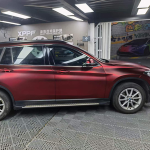 Carlas PET Romanee красная 1,52*18 м матовая хромированная красная пленка для обертывания Автомобиля Виниловые наклейки цвета PPF - Product Image 2