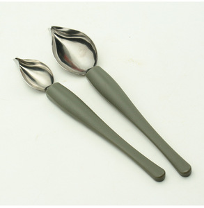 Set di Cucchiai Professionali di Precisione per Decorazione Culinaria in Acciaio Inox, Cucchiai da Chef per Decorazione, Cucchiai Filtranti per Cioccolato - Product Image 4