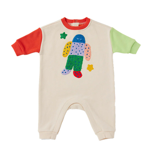 Organic Cotton Baby Romper Fleece Baby Jumpsuit Custom Newborn Sleep Suit Eco Friendly Baby Clothes Winter Newborn <strong>Onesie</strong> - Product Image 3