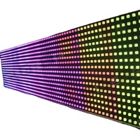 Mur rideau numérique à LED pour le sol arrière