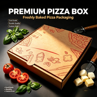 Pizza-Box Lebensmittelverpackung für Biryani und Reis zum Mitnehmen Einweg-Kraftpapierbox mit Belüftungslöchern