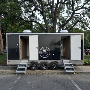 Toilettes mobiles préfabriquées en conteneur pour événements, sanitaires portables de type VIP - Product Image 2