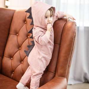 Déguisement pour bébé garçon et fille, barboteuse mignonne pyjama de <span class=keywords><strong>dinosaure</strong></span>, parfait pour Halloween, noël, Cosplay Dragon, vente en gros, - Product Image 2