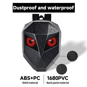 LOY GTX <span class=keywords><strong>Mochila</strong></span> LED Ojos con Pantalla Programable APP, ABS Caparazon Duro Impermeable y Almacenamiento Expansible para Casco - Product Image 4