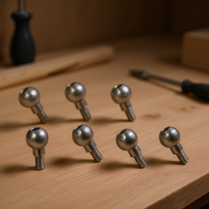 Herrajes para Muebles, Tornillos de Cabeza Esférica de Acero Inoxidable para Muebles, Diseño Duradero - Product Image 2