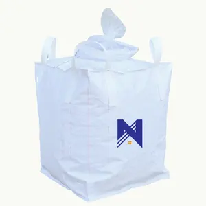 Factory Direct Sale 1000kg 2200LBS heavy duty Big Bag Jumbo FIBC Ton Bags FIBC Sling Tote Bag Heavy Duty Super Sack UV COATED
