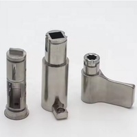 Pièces de cylindre de serrure en acier inoxydable 17-4PH/304L moulées par injection de précision en grande série, usinage de surface poli/peint
