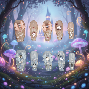 Le decorazioni per unghie press-on Dreamy Fantasy aggiungono un tocco magico e fantastico ai tuoi dita - Product Image 3