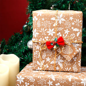 Factory Hot Sale 43x300 cm <b>Christmas</b> <b>Wrapping</b> <b>Paper</b> Gift <b>Wrapping</b> <b>Paper</b> - Product Image 4