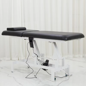<span class=keywords><strong>Table</strong></span> de <span class=keywords><strong>massage</strong></span> électrique en cuir PU avec dossier réglable pour clinique, salon de beauté, hôpital - Product Image 2